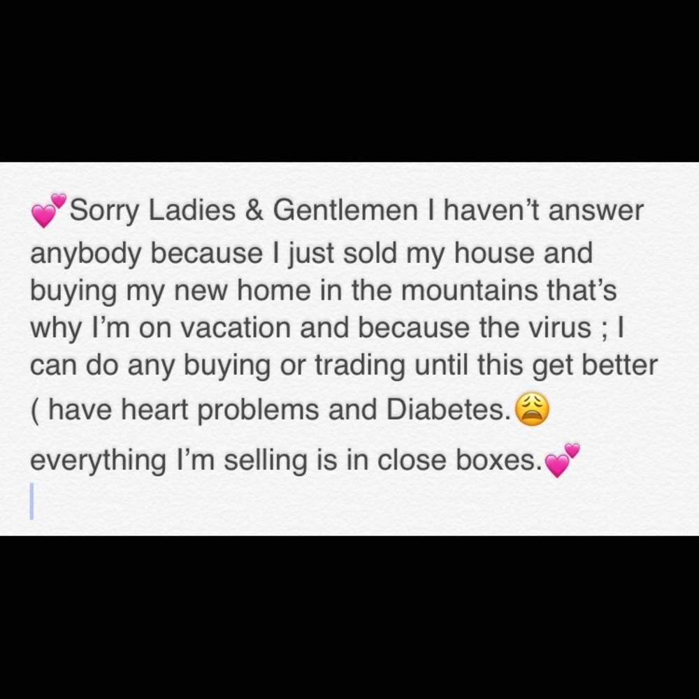 SORRY BUSINESS ON HOLD. AS SOON I GET ORGANIZED I WILL COME BACK.